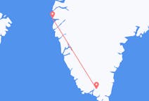 Flyrejser fra Sisimiut, Grønland til Narsarsuaq, Grønland
