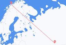 Voli da Ufa, Russia a Tromsø, Norvegia