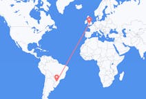 Flights from Chapecó, Brazil to Bristol, England