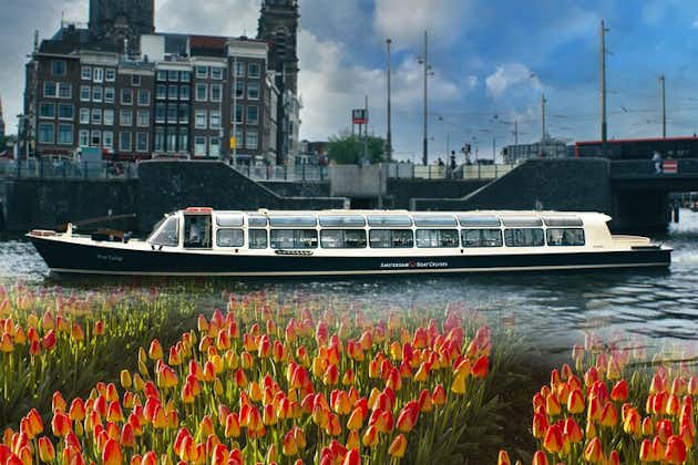 Canal Cruise & Keukenhof Ticket with shuttle bus in Amsterdam