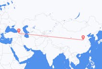 Flyg från Zhengzhou, Kina till Kars, Turkiet