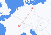 Flyreiser fra Genève, Sveits til Berlin, Tyskland