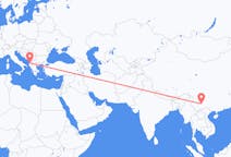 Flyreiser fra Kunming, til Tirana