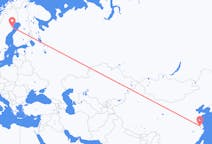 Flights from Changzhou, China to Skellefteå, Sweden