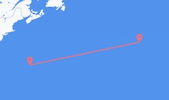Fly fra Bermuda til Terceira