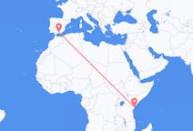 Flyreiser fra Malindi, til Granada