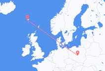 Flyreiser fra Lodz, Polen til Sørvágur, Færøyene