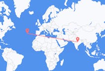 Flights from Jabalpur, India to Terceira Island, Portugal