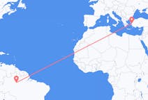 Flyrejser fra Manaus, Brasilien til Izmir, Tyrkiet