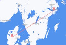 Flights from Stockholm, Sweden to Karup, Denmark