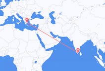 Flyg från Thoothukkudi, Indien till Aten, Grekland