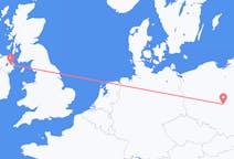 Flüge von Lodz, Polen nach Belfast, Nordirland