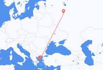 Flights from Moscow, Russia to Skyros, Greece