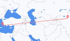 Рейсы из города Аксу, Китай в Астипалею, Греция