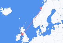 노르웨이 브뢴뢰이순에서 출발해 맨 섬 더글라스에게(으)로 가는 항공편