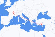 Flyrejser fra Le Puy-en-Velay, Frankrig til Gazipaşa, Tyrkiet
