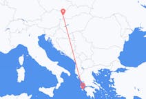 Flights from Bratislava in Slovakia to Zakynthos Island in Greece