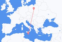 Flyg från Malta (kommun), Malta till Lodz, Polen