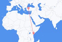 Flyreiser fra Mombasa, Kenya til Isparta, Tyrkia