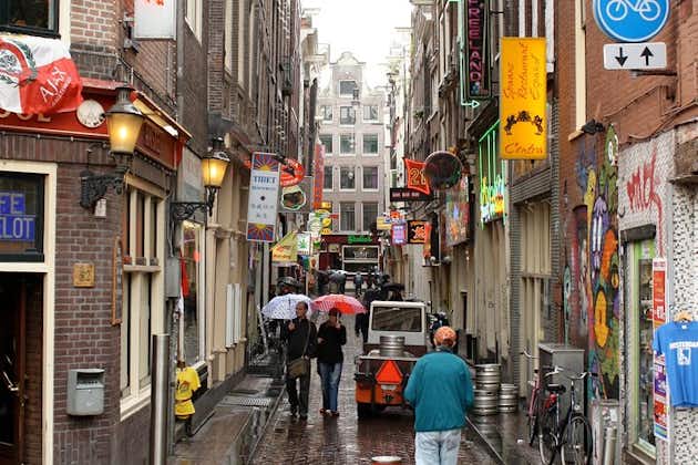 Promenade dans la ville historique d'Amsterdam