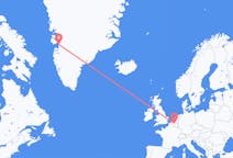 出发地 格陵兰出发地 伊卢利萨特目的地 比利时布鲁塞尔的航班