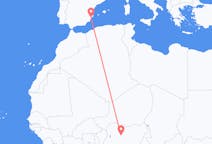 Flights from Kaduna, Nigeria to Alicante, Spain