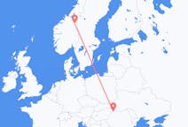 Flights from Røros, Norway to Satu Mare, Romania