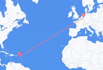 Flyrejser fra Saint Kitts, Saint Kitts og Nevis til Düsseldorf, Tyskland