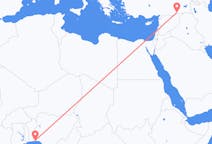 Flyreiser fra Lagos, Nigeria til Mardin, Tyrkia