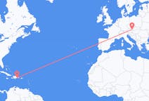 Flights from Santo Domingo, Dominican Republic to Vienna, Austria