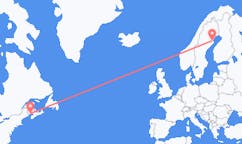 Flights from Saint John to Skellefteå