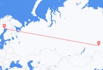 Flights from Neryungri, Russia to Luleå, Sweden