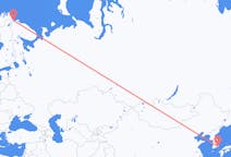 Flights from Busan, South Korea to Kirkenes, Norway