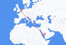 Flyrejser fra Abha, Saudi-Arabien til Lille, Frankrig