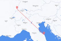 Flights from Ancona, Italy to Basel, Switzerland
