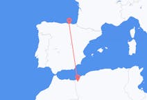Flyreiser fra Tlemcen, Algerie til Bilbao, Spania