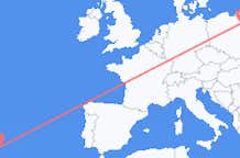 Flights from Santa Maria Island, Portugal to Szymany, Szczytno County, Poland