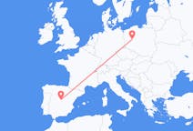 Flyg från Madrid, Spanien till Poznań, Polen