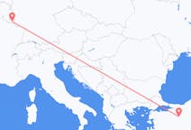 Vluchten van Eskişehir naar Luxemburg