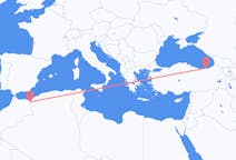 Flyreiser fra Oujda, Marokko til Trabzon, Tyrkia
