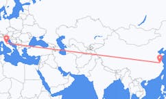 Flights from Yangzhou to Perugia