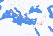 Flights from Arar, Saudi Arabia to Olbia, Italy