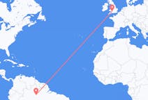Flights from Manaus, Brazil to Bristol, England
