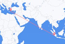 Vluchten van bengkulu, Indonesië naar Karpathos, Griekenland