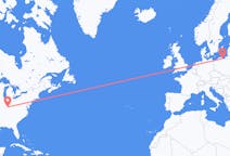 Flyg från Louisville, USA till Gdańsk, Polen