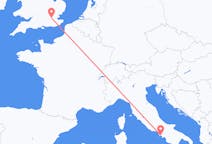 Flights from Naples to London