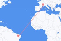 Flights from Petrolina, Brazil to Marseille, France