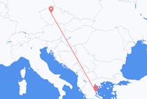 出发地 希腊出发地 沃洛斯目的地 捷克布拉格的航班