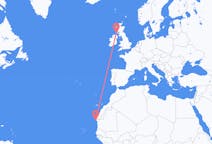 Flights from Nouadhibou, Mauritania to Islay, the United Kingdom