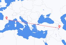 Flyrejser fra Tabriz, Iran til Toulouse, Frankrig